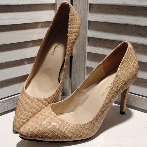 Loslandifen Snake Print Pretty 3 inch Stiletto Heels Women's Size 6.5 - Picture 3 of 6